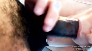Turned On Cougar Cumming While Blowing bbc