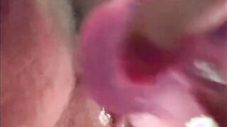 Lonely so decided to pounded myself and talk filthy to my vibrator!