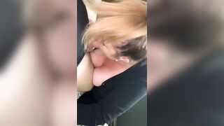 Cumshot Into Jenny's twat as she squirts on my dick