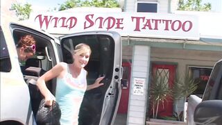Goddess college girls getting their nipples and clitoris pierced on vacation