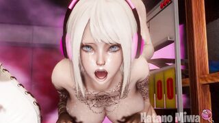 【Hatano Miwa MMD DANCER】Miwa, Alamy, Snail Bombshell insane gang bang sweet booty fuck hardcore jizzed