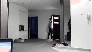 while 2 students are watching a sex tape, a bro fucks 1 of them