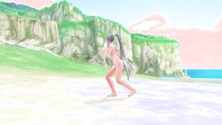 Haku Fukkireta Tropical Beach Naked 3d animated mmd r18