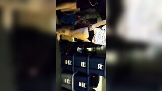 sexy 41 year older mom gets bang by a young man into a garage basement part two