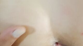 Double penetration, my man fuck my cunt and booty with his penis and a vibrator