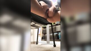 Using a dildo in college library