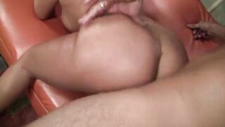 LethalHardcore - Long Ass Oiled Booty Dark Haired Bounces On Long Penis