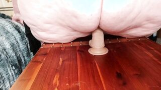 Cought my stepmom loving her sex toy after we get home from shopping 