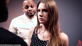 Blackmailed stepdaughter dp interracial