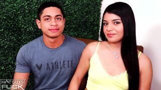 Young Hispanic Size Queen Gets The Huge Porn Cock She's Always Wanted!