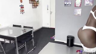 Fucked After School With African milf