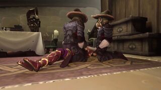 Cultists ceremonial foursome gang bang | Warcraft Anime Parody