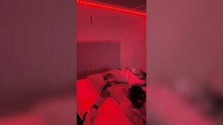Hubby Restrained receives Fellatio & Face Sitting