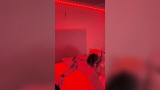 Hubby Restrained receives Fellatio & Face Sitting
