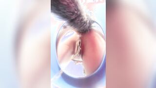 Pissing (golden shower) at School/ Camera Into Restroom Bowl