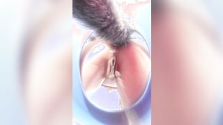 Pissing (golden shower) at School/ Camera Into Restroom Bowl