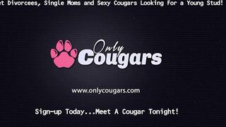 Older mom Lets A Ebony Dude Shoot His Load On Her Bushy Vagina