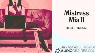 Edged by a lesbo dom until I explode [audio]