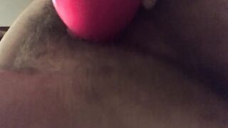 Using my rose sex toy and soaking my bed