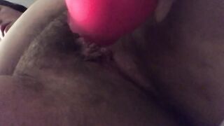 Using my rose sex toy and soaking my bed