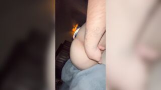 Eighteen with voluptuous butt gets her amazingly hot leaking soak snatch rubbed and finger fucked until she can’t take it