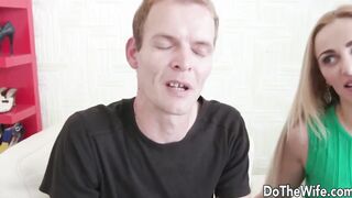 Tall and Beauty Wifey Afina Levi Shows Her Ride Talent into Front of Cuck
