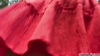 Stepmom MILF outside squirting peeing head cum inside mouth real orgasm bondage