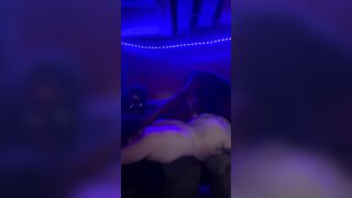 White whore gets trashed by 2 BBC infront of her hubby