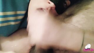 i Masturbate on her face, but she can't help but lick it and then she squirt me.