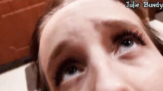 The bitch asked me to piss inside her mouth