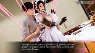 Waifu Academy | Huge Titties oriental Step Milf Gets Step Son's sexy Cum On Her Long Butt Inside A Outdoor Bus | My sexiest gameplay moments | Part #6