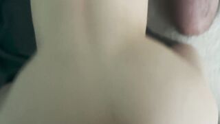 Young dude and hubby pounded hotwife together - cum into mouth