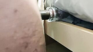 First Fleshlight Banged! - Hands free - Juicy cum
