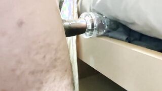 First Fleshlight Banged! - Hands free - Juicy cum
