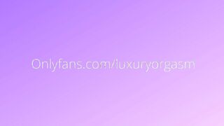 A friend fondles her boobies and fucks with her hands. Moans. Orgasms - LuxuryOrgasm
