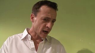 Filthy bitch needs to got punished, inside the medical room. Part one. Peeing whore humiliates her gynecologist Doctor.