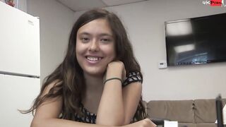 Mia Grand Getting Ger Little Pink Hole Stretched Out By A Shaved Coc