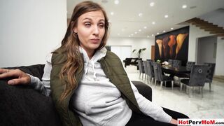 MILF has nasty idea to motivate stepson