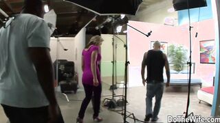 Ebony Cuckold Watches His Big Titted Fiance Nikki Sexx Boned Like Freaky Chick