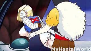 Dragon Ball Perfect Android C18 Cartoon Animation Compilation