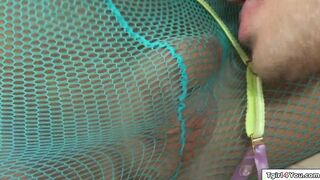 Busty tranny Aubrey Kate is anal reamed