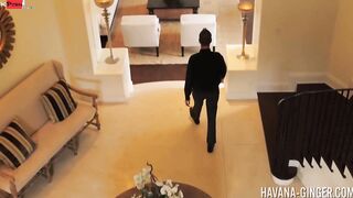 PORNSTARPLATINUM Hispanic Havana Red Haired Uses Strap On For Bro
