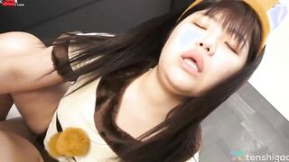beauty Miss Madoka Watanabe our convenince store Hottie into costume