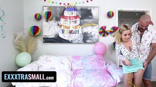 Exxxtra Tiny - Small Teeny Blonde Women Chanel Camryn Offer Big Dominative Stud A Sloppy Bj