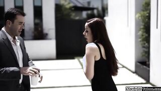 Red Head lets juror pounded her to win trial