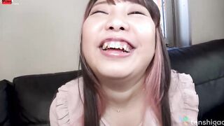 Haruka Fuji is in her high school gym clothes masturbating for us
