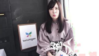 Nozomi Minami plays with our between her big melons