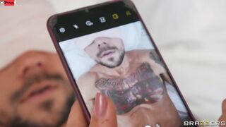 Blindfolded Cheater Scene With Angelo Godshack, Tru Kait - Brazzers Official