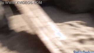 Bubble Ass n bigtits point of view Hottie outdoors banged outdoors on beach