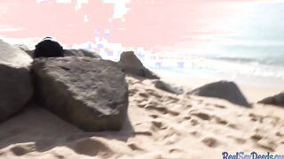 Bubble Ass n bigtits point of view Hottie outdoors banged outdoors on beach